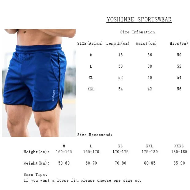 Summer Gym Shorts: Quick Dry Mesh