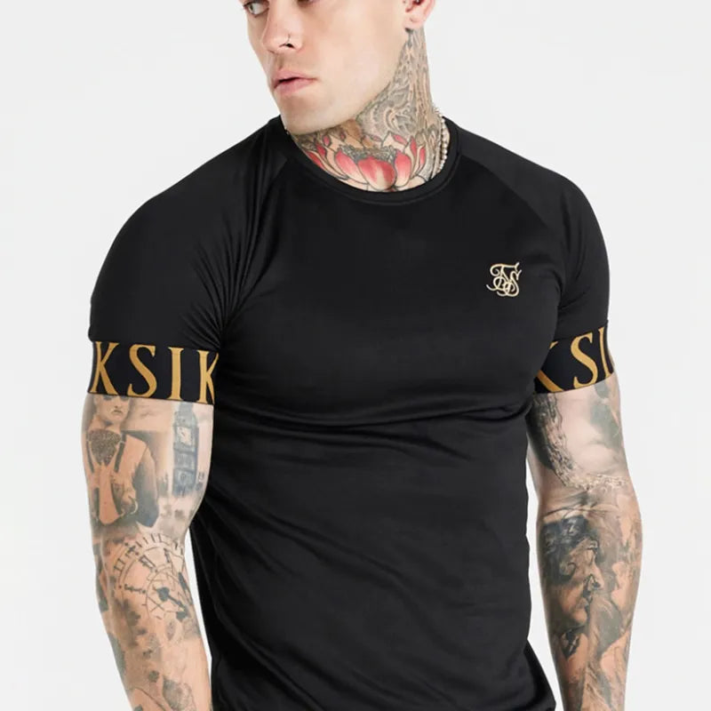 Sik Silk Summer Embroidery Tee