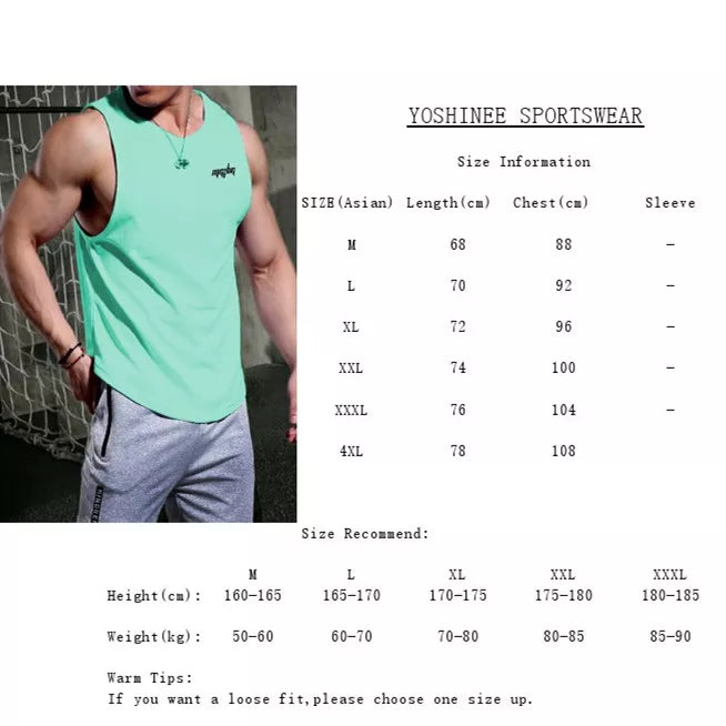 Mesh Tank: Quick Dry Men's Top