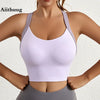 Yoga Crisscross Back Bra Workout Gym Tops