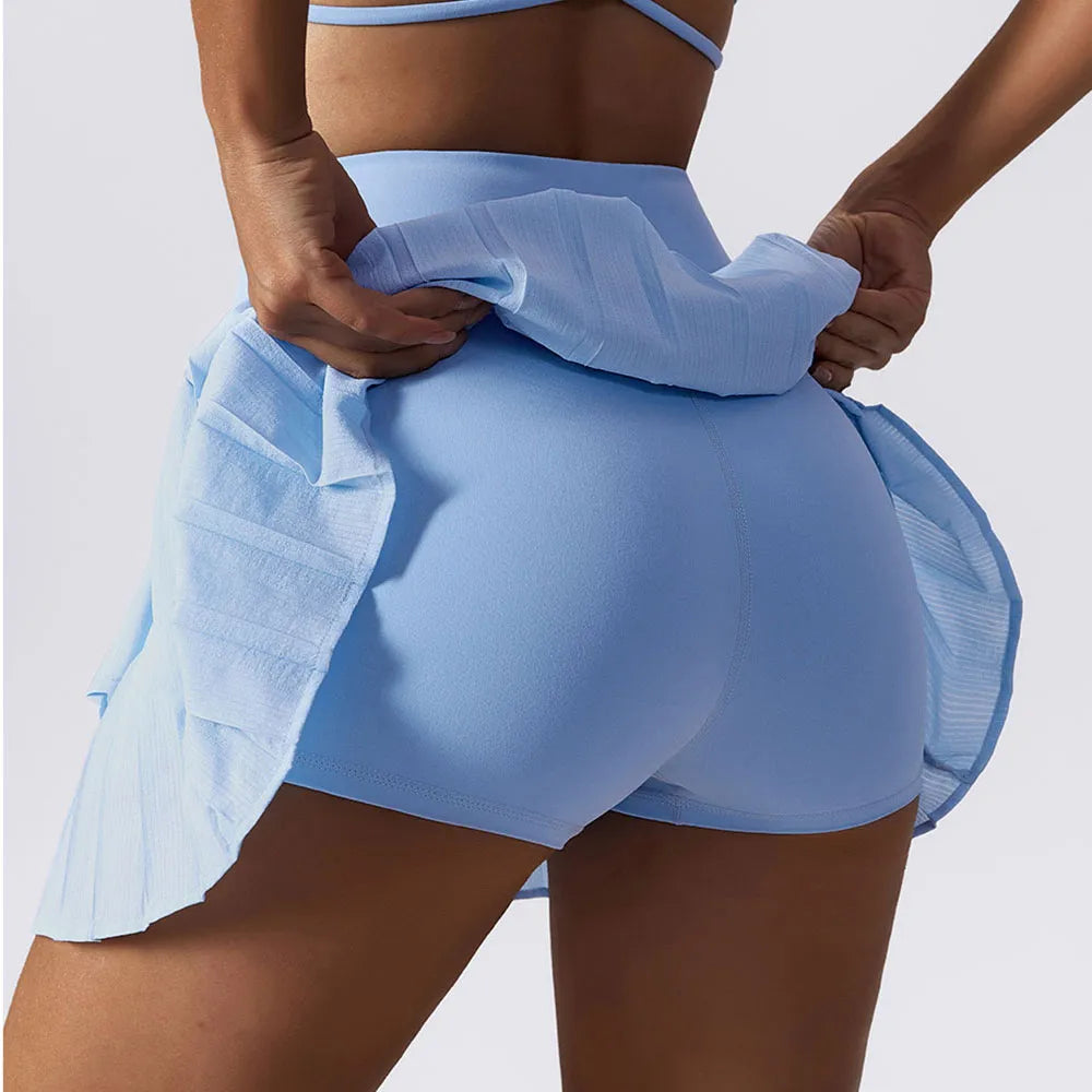 Fitness Skort High Waisted Yoga Skirt