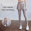 Cross-waist Legging Yoga with Skirts