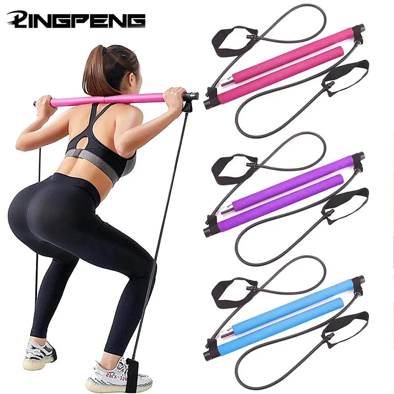 Multifunctional Fitness Bar Yoga Chest Stretching Belt