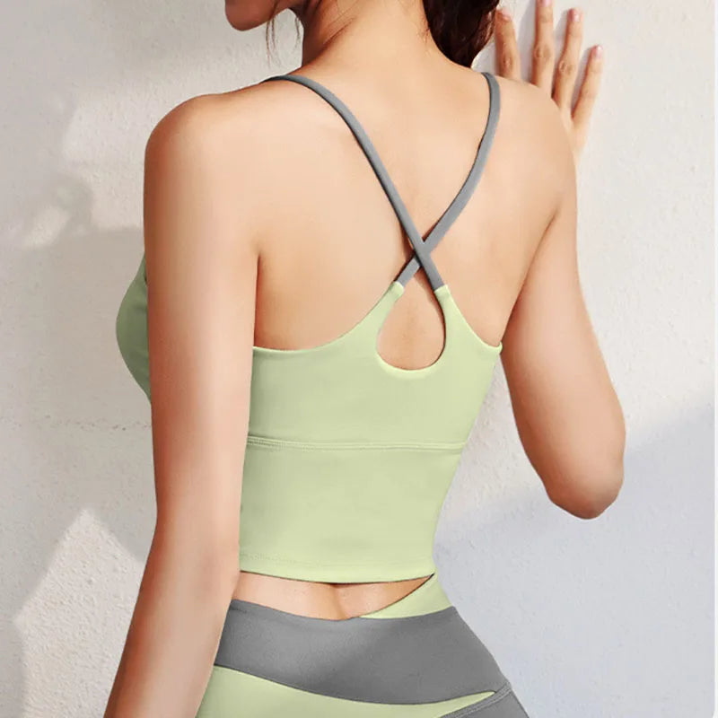 Crisscross Backyoga Bras Gym Tops