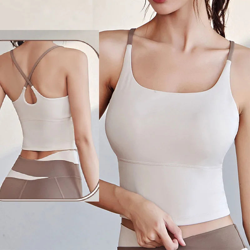 Crisscross Backyoga Bras Gym Tops